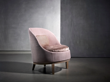 BELLE - Fabric armchair with fire retardant padding by Piet Boon - view 2